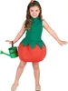 A young girl wearing a strawberry costume and holding a watering can. Náhľad obrázku produktu