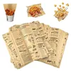 100 Blätter Backpapier Zeitungsoptik, Backpapier Zuschnitte Produktbild-Vorschau 1