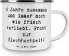 Mr. & Mrs. Panda Teetasse Spruch 8. Hochzeitstag Produktbild-Vorschau 3