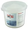 A white plastic bucket with a product label on it. Produktbild-Vorschau