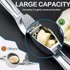 Knoblauchpresse, Garlic Press Knoblauch,Spülmaschinenfest, Produktbild-Vorschau 4