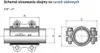 Diagram showing how to use a pipe clamp. Náhľad obrázku produktu