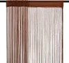 vidaXL Tende a corda 2 pezzi 100 x 250 cm Marrone Anteprima dell’immagine prodotto 9