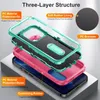 Hülle für iPhone 13 Pro Hybrid Dreilagige Robust Stoßfest Produktbild-Vorschau 3