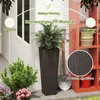GOPLUS 2er Set Pflanzkübel, Blumentopf hoch mit Innentopf, Produktbild-Vorschau 2