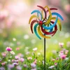 Metall Windrad bunt - 140 x 38 cm - Deko Windspiel Produktbild-Vorschau 6