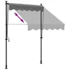 Tenda da sole retrattile antracite 150x150 cm in tessuto e Anteprima dell’immagine prodotto 9