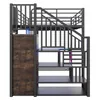 Flieks łóżko piętrowe 140x200cm z biurkiem i LED, łóżko Podgląd zdjęcia produktu 9