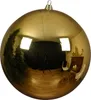 Weihnachtskugeln Kunststoff 40cm 1 Stück - Hellgold Produktbild-Vorschau 1