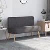 HOMCOM Sofa 2-Sitzer Couch Stoffsofa Sitzmöbel Polstersofa Produktbild-Vorschau 2