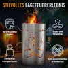 Feuertonne / Feuerkorb mit Motiv Let`s Rock Produktbild-Vorschau 3