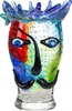 GILDE Gesichtsvase Donald grün, rot H. 29 cm, 60873 Produktbild-Vorschau 3