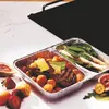 Papstar Menüschalen + Deckel, Alu 2-geteilt 830 ml 22,7 cm Produktbild-Vorschau 3