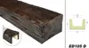 DECO WOOD Deckenbalken modern aus Polyurethane, 2m Länge, Produktbild-Vorschau 1