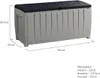 Keter Novel – Gartenbox 340 l – schwarzgrau Produktbild-Vorschau 9