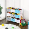 Songmics Kinderzimmerregal mit 9 Aufbewahrungsboxen Weltall Produktbild-Vorschau 3