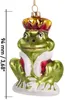 BRUBAKER Froschkönig - Handbemalte Weihnachtskugel aus Glas Produktbild-Vorschau 4