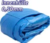 Ersatzfolie Rundpool ohne Biese 0,50 mm, blau Ø 3,50 x 1,20 Produktbild-Vorschau 1