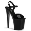 XTREME-809 Damen Sandale von Pleaser, Schwarz Glanz , EU Produktbild-Vorschau 1