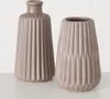 Boltze Vasen Set Esko 2-teilig braun matt Blumenvasen Produktbild-Vorschau 2