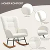 Fauteuil à bascule HOMCOM, fauteuil à bascule avec Voir les images du produit 5