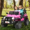 COSTWAY 12V 2 posti auto per bambini 3 velocità 2,5-4 km/h, Anteprima dell’immagine prodotto 1