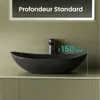 EMKE Aufsatz-Waschtisch aus Keramik – Ovales Design in Produktbild-Vorschau 2