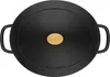 BALLARINI BELLAMONTE Cast iron pot oval 4.5 ltr  black Voir les images du produit 11