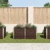 vidaXL Zvýšená posteľ Brown 160 x 80 x 77 cm Pozinkovaná Náhľad obrázku produktu 3