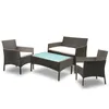 Set di mobili da giardino in polyrattan Jayseuw - tavolo, Anteprima dell’immagine prodotto 9
