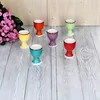 Uni bunt 6er Set Eierbecher blaue Eierhalter Eierständer Produktbild-Vorschau 2