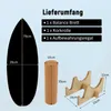 COSTWAY Balance Board, Holz Gleichgewichtstrainer mit Produktbild-Vorschau 3