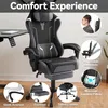 ROSEJANE Ergonomischer Gaming Stuhl mit Fußstütze und Produktbild-Vorschau 6