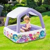 Piscine aquarium gonflable avec toit 157 x 157 x 122 cm Voir les images du produit 18