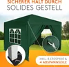 Kronenburg Faltpavillon 2x2m - Wasserfest, UV-Schutz 50+, 4 Produktbild-Vorschau 5