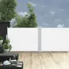 vidaXL Ausziehbare Seitenmarkise Creme 100 x 1000 cm Produktbild-Vorschau 3