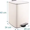 Relaxdays Kuchyňský odpadkový koš, 20 litrů, automatické Náhled obrázku produktu 4