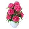1Pc künstliche Chrysantheme Bonsai Topfpflanze Home Produktbild-Vorschau 2