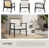 tectake® Loungesessel Manuela dick gepolstert, mit extra Produktbild-Vorschau 4