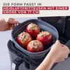 Fackelmann Silikonform für Heißluftfritteuse, 20cm, faltbar Produktbild-Vorschau 4