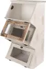 Mensola a muro Clayre & Eef 33x25x61 cm in legno bianco Anteprima dell’immagine prodotto 3