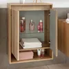 Fackelmann Badschrank Braun, 60,2 x 82,6 x 32 cm, 2-türig, Produktbild-Vorschau 3