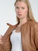Mustang Lederjacke 31019200 Damen cognac L Produktbild-Vorschau 3
