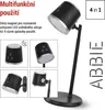 LED stolní lampa ABBIE nabíjecí, černá Náhled obrázku produktu