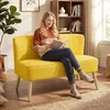 HOMCOM Sofa dwuosobowa Sofa materiałowa Meble do siedzenia Podgląd zdjęcia produktu 2