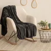Plaid "zopf" flanell 125x150cm  - Atmosphera créateur Produktbild-Vorschau 4
