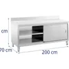 Expondo Royal Catering Edelstahl-Arbeitsschrank - ECO - 200 Produktbild-Vorschau 6