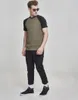 Urban Classics - RAGLAN Contrast T-Shirt oliv / schwarz 4XL Podgląd zdjęcia produktu 18