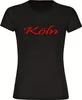 multifanshop Damen T-Shirt - Köln - Schriftzug, schwarz, Produktbild-Vorschau 1