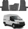 2000-2013 Ford Transit tappetini in gomma nera 3 pz Anteprima dell’immagine prodotto 1